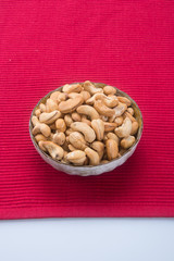 nuts. cashew nuts on the background