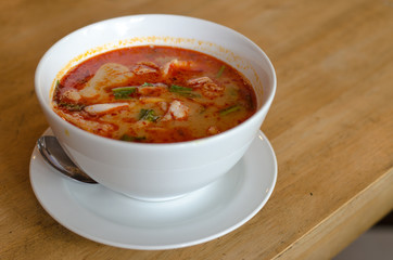 Tomyum is famous Thai food style