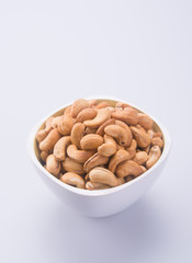 nuts. cashew nuts on the background