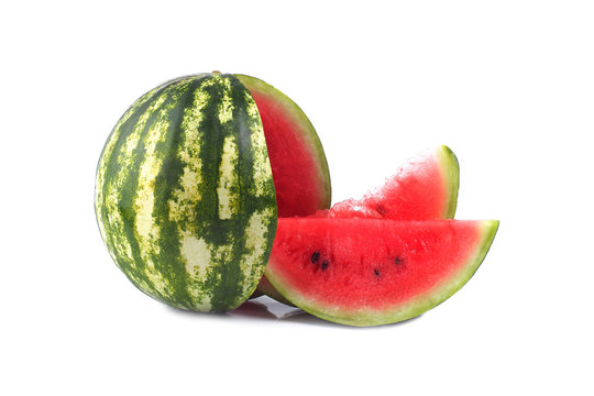 Watermelon isolated on white