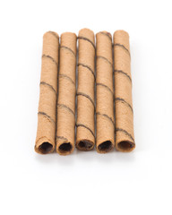 wafer stick on white background