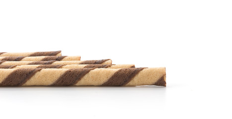 wafer stick on white background