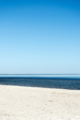 Blue Baltic sea.