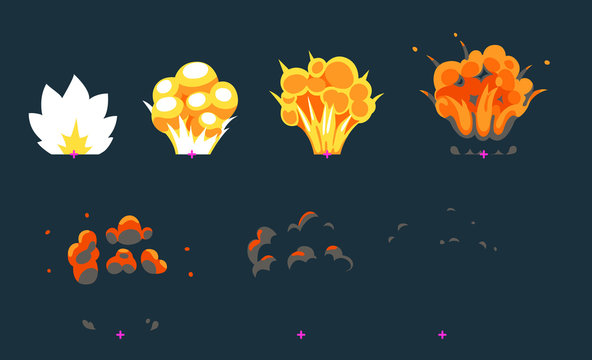 Explosion animation for game