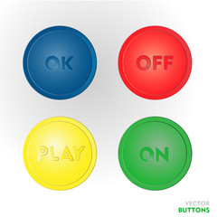 Color vector buttons