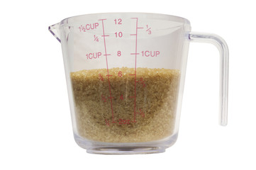 Measuring Cup with sugar 3/4