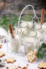 Christmas cookies and cocktail