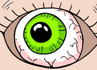 cartoon eye