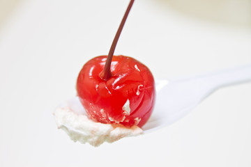 Cherry on the spoon