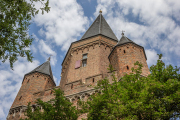 Fototapeta na wymiar Drogenaps tower in the historical center of Zutphen
