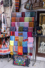 Traditional souvenirs in the market.