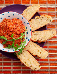Tomato and cheese dip