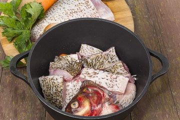 fish bream slices