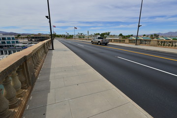 London Bridge at Lake Havasu in Arizona, America.