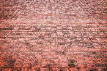 Fototapeta premium old red brick wall texture or background