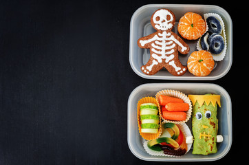 lunch boxes for children in the form of monsters