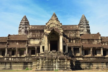 Fototapeta na wymiar Angkor Wat Temple in Siem Reap Cambodia