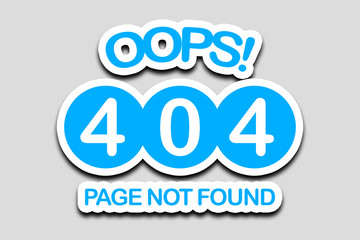 Page not found - 404 error