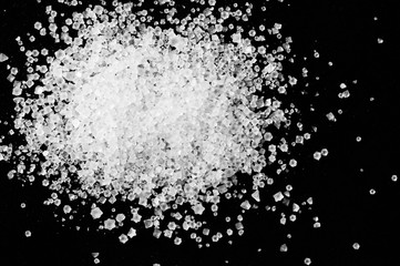 Macro detail of salt.