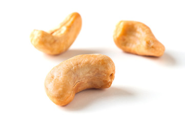 Cashew nuts isolated