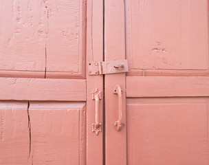 vintage wooden door