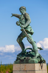 Obraz premium Denkmal in Saint-Malo