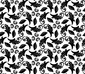 Floral Fine Seamless Vector Pattern