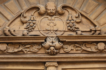 Détail d'une église de Provins