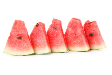 Tasty watermelon isolated on a white