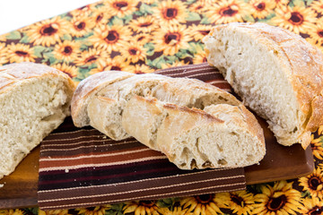 assortment of fresh baked breads