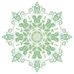 Damask Vector Oriental Pattern