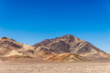 Mountain range in the desert