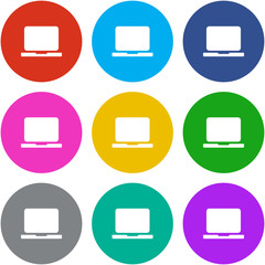 Flat Multicolor App Icon