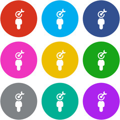 Flat Multicolor App Icon