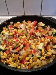 vegetarisches Menü