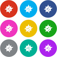 Flat Multicolor App Icon