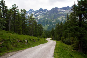 Road in Alps