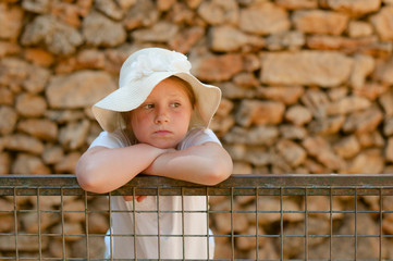 Obraz premium Sad girl