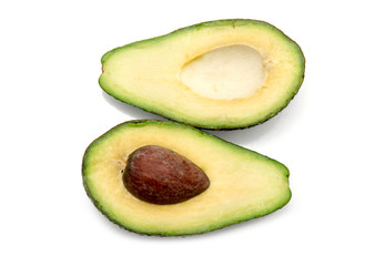 Avocado isolated on white