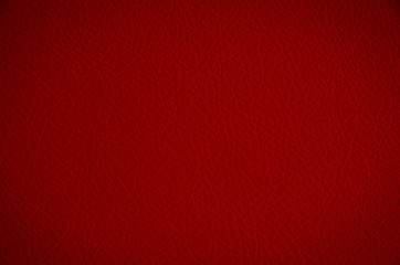 Red leather background