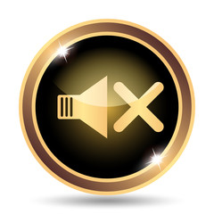 Obraz premium No sound icon