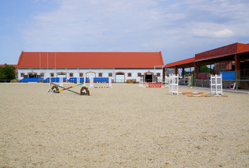 Field for show jumping