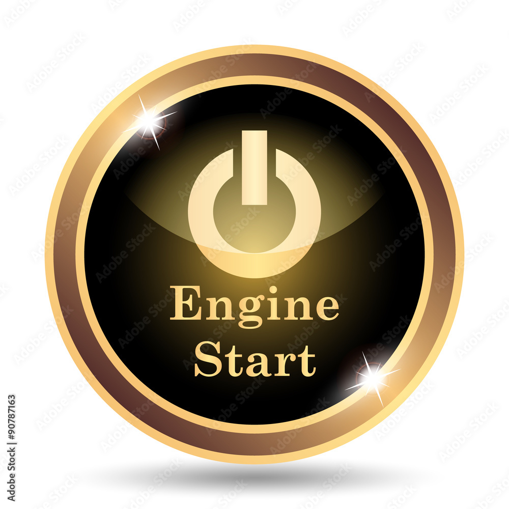 Poster engine start icon