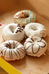Obraz na płótnie Canvas Sweet donuts