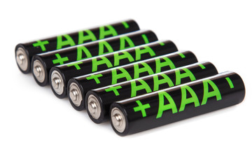 Heap of AAA batteries