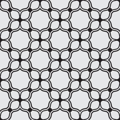 Black seamless pattern
