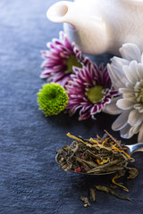 Aromatic tea background