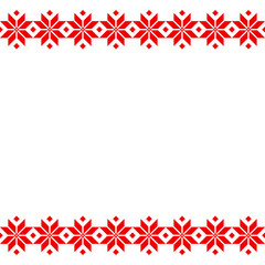 Belorussian sacred ethnic ornament, seamless pattern. Vector illustration. Slovenian Traditional Pattern Ornament. Seamless Background. Belarusian pattern.