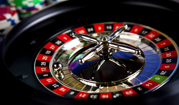 Casino Roulette and Poker Chips