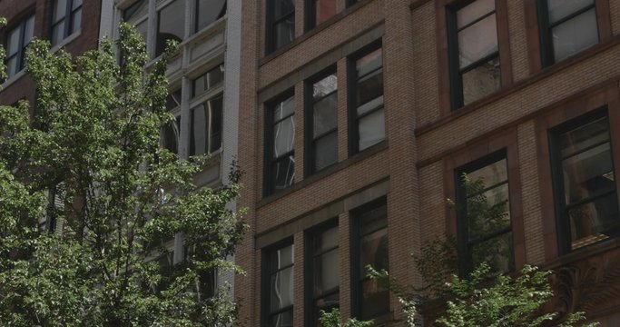 4K Typical New York Style Apartment Building